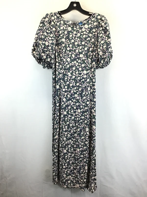 Floral Print Dress Casual Maxi Old Navy, Size M