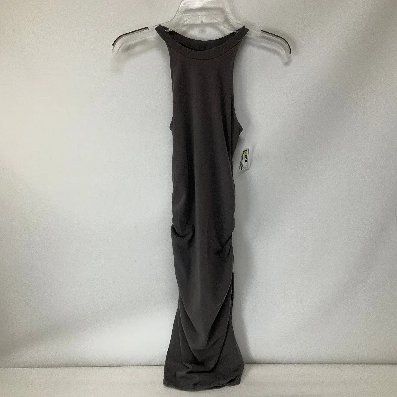 Grey Dress Casual Midi La Made, Size S