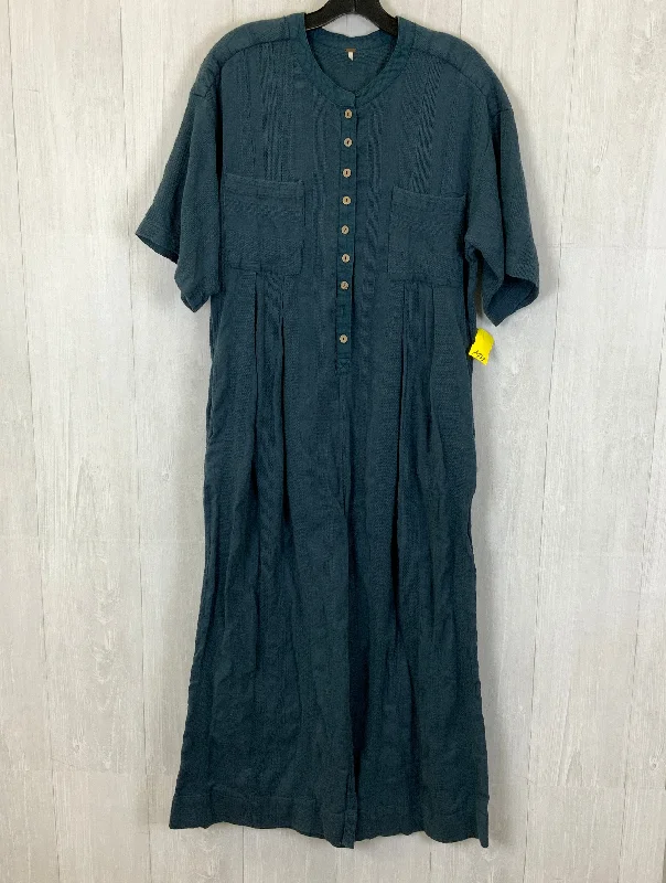 Jumpsuit By Free People In Teal, Size: L