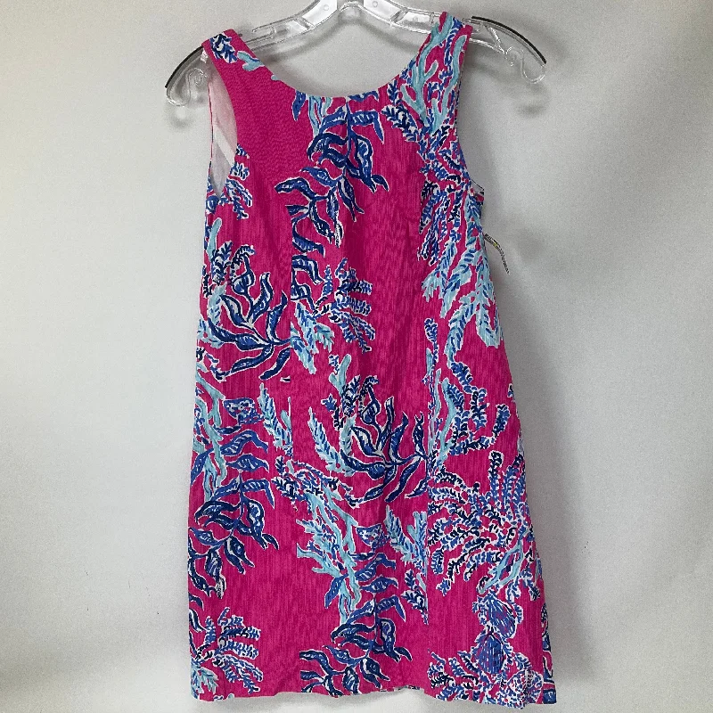 Pink Dress Casual Midi Lilly Pulitzer, Size 0