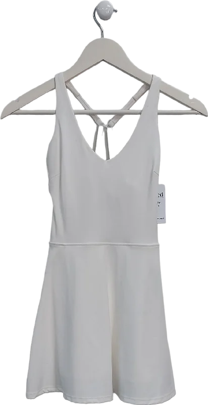 T/ALA White Skinluxe Built In Support Active Dress UK XXS-XS