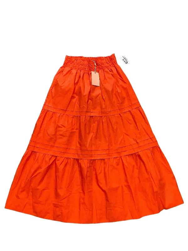 Skirt Maxi By Cmb In Orange, Size: S