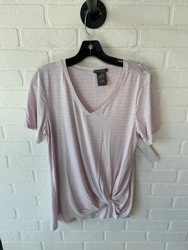 Top Short Sleeve By Matty M In Purple, Size: L