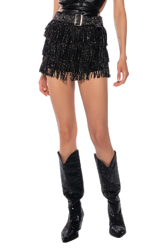 NASHVILLE NIGHTS EMBELLISHED SHORTS