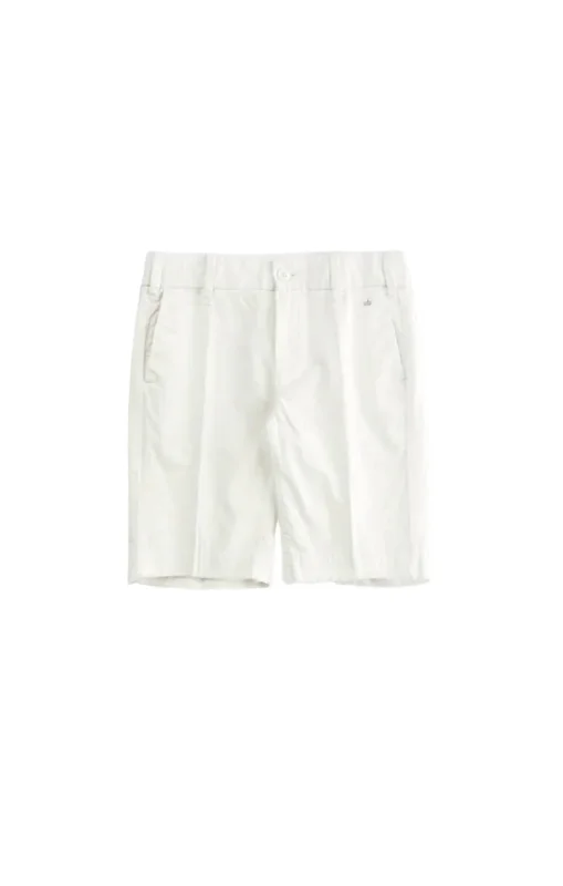 Women's Cut Off Bermuda Shorts In White