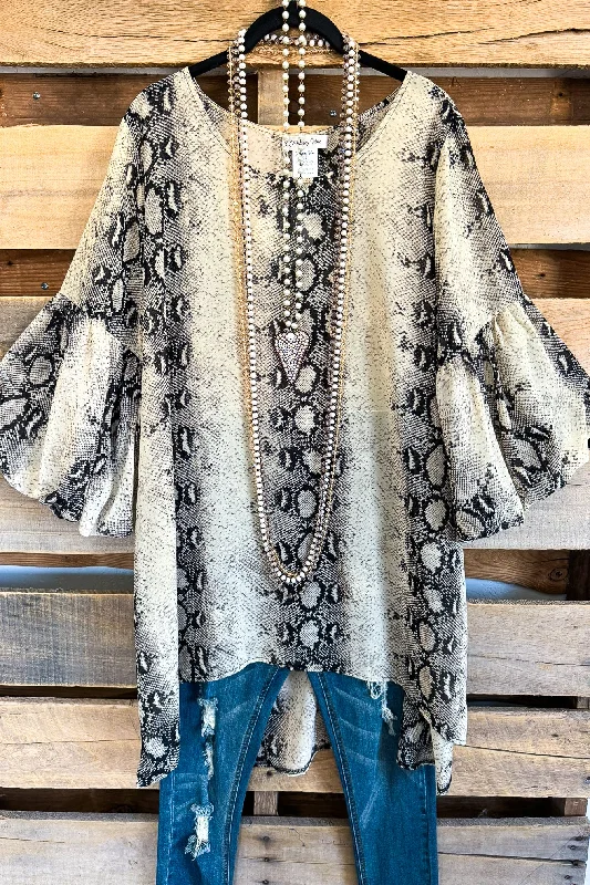 Finally Here Tunic - Beige