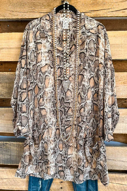 Glamorous Oversized Tunic - Taupe