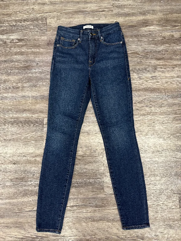 Jeans Designer By Good American In Blue Denim, Size: 4