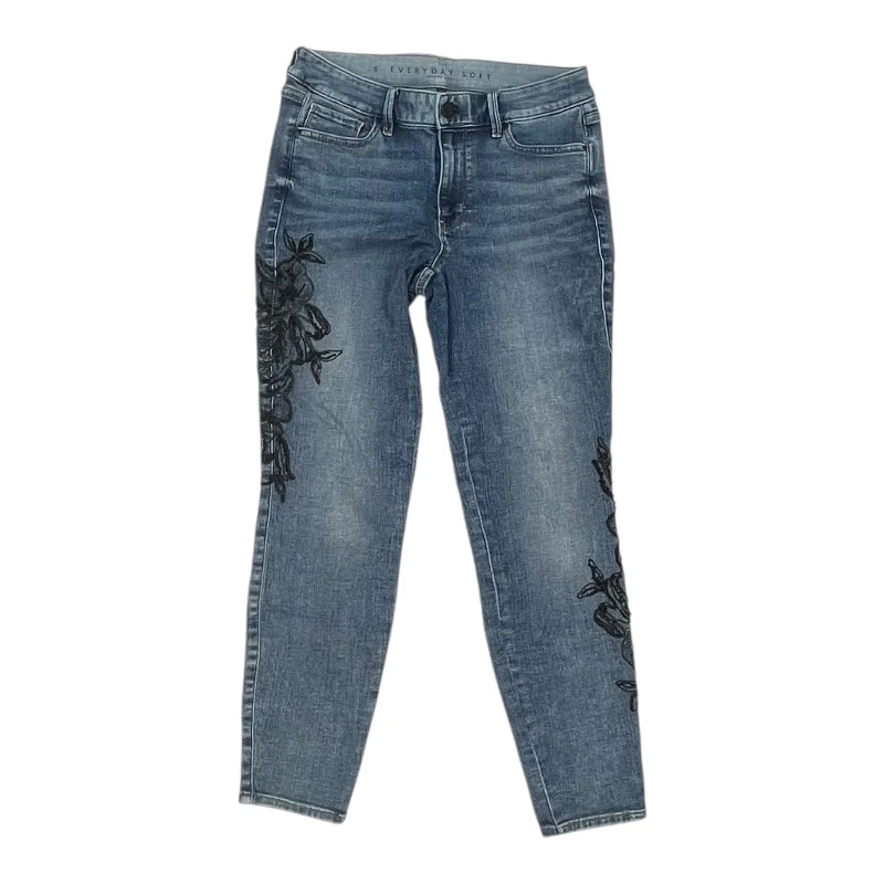 Jeans Skinny By White House Black Market In Blue Denim, Size:6