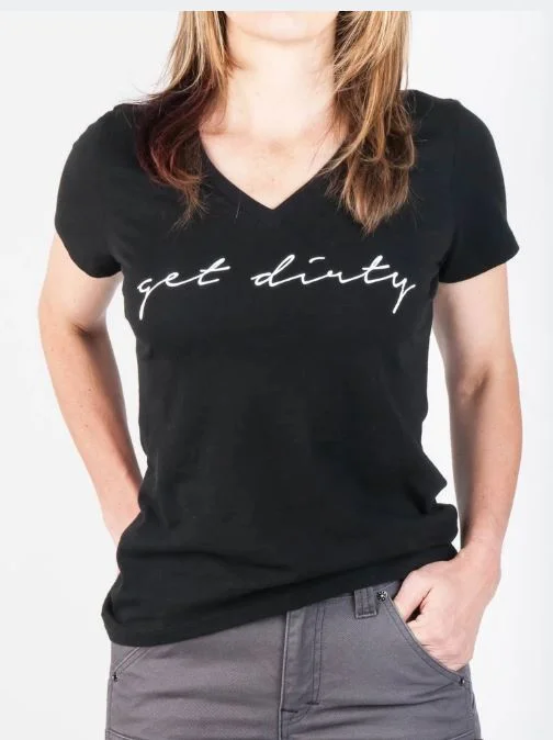 Women's Get Dirty Graphic V-Neck