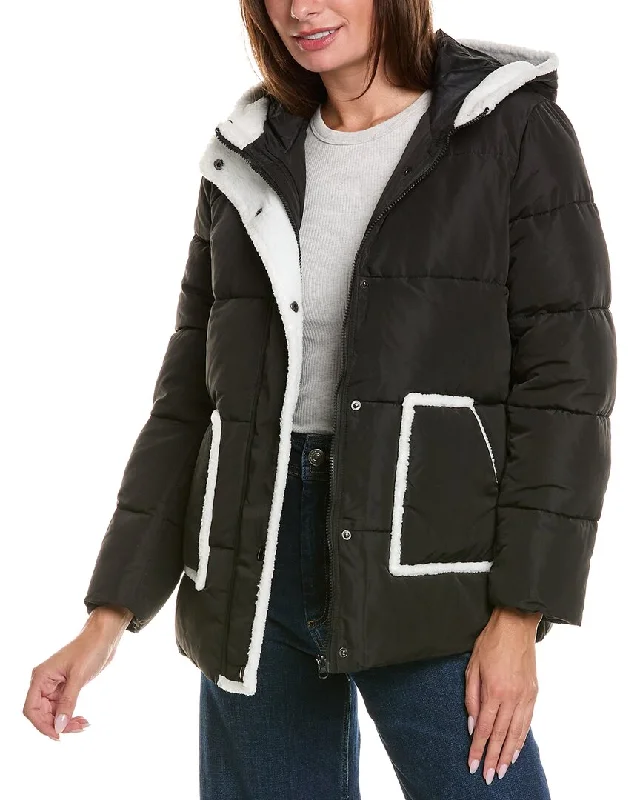 Pascale La Mode Quilted Puffer Coat