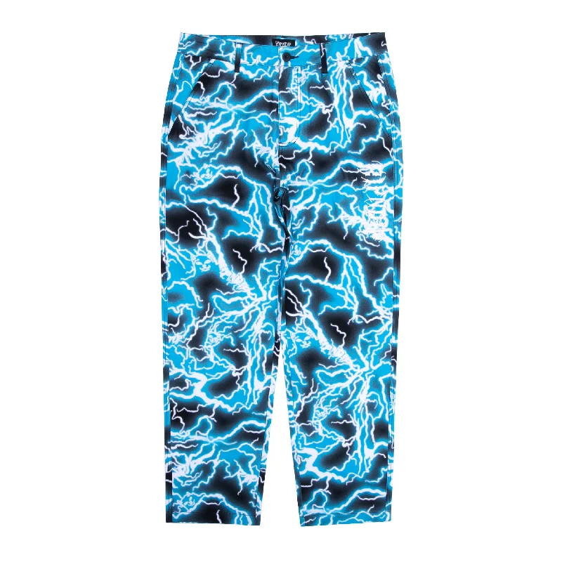 Nikola Twill Pants (Black/Blue)