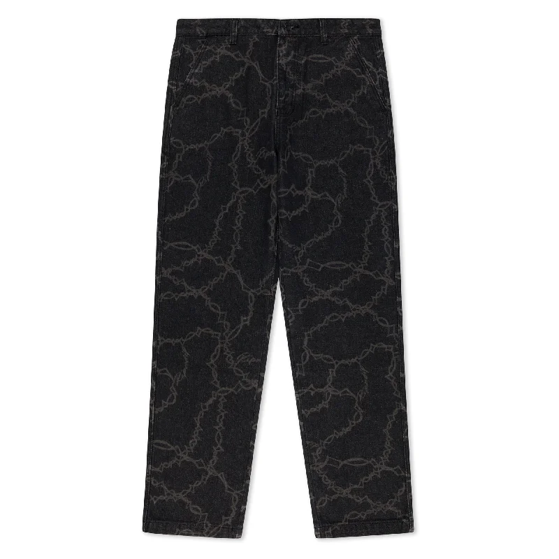 Wired Denim Pants (Black)