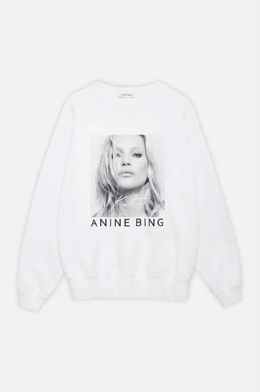 Ramona Sweatshirt Kate Moss in White